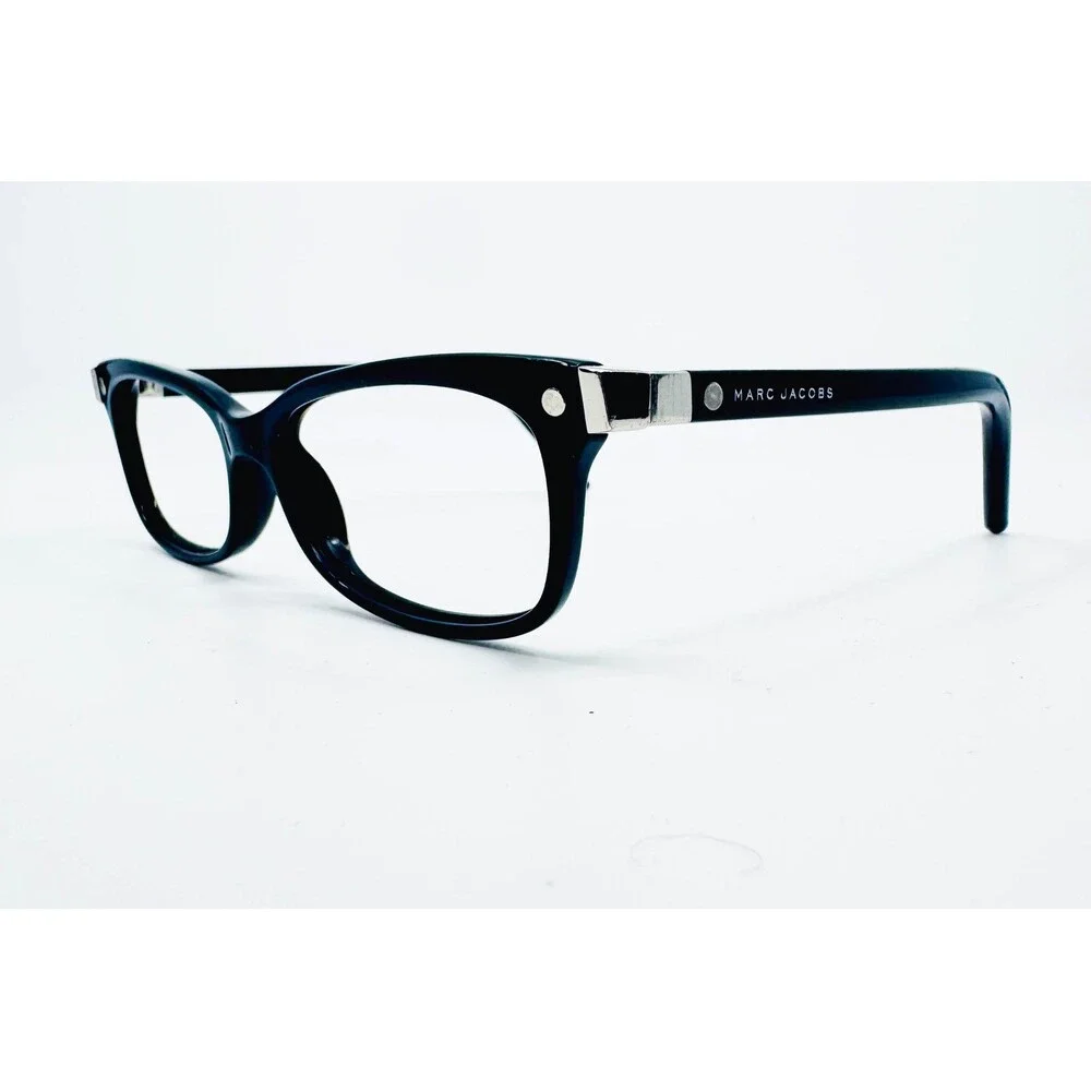 Marc Jacobs Eyeglasses Womens Black MARC 73 807 Cat Eye Frames 52-15-140
